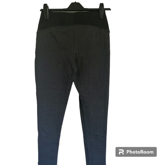 Womens M&S Leggings Size 12 Grey Sculpt & Lift Smart Autumn Winter - Picture 2 of 8
